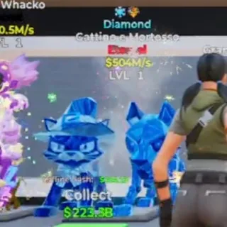 DIAMOND GATTINO E MORTOSSO 2 TRAITS FORTNITE STEAL THE BRAINROT