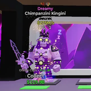 DREAMY CHIMPANZINI KINGINI STEAL THE BRAINROT FORTNITE