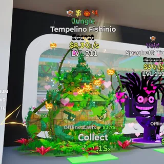 JUNGLE TEMPELINO FISHINIO 8.3QI/S LVL 211 4 TRAITS FORTNITE STEAL THE BRAINROT