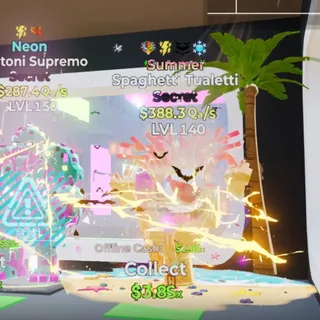 SUMMER SPAGHETTI TUALETTI 4 TRAIT STEAL THE BRAINROT FORTNITE
