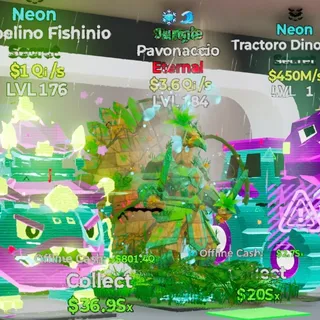 JUNGLE PAVONACCIO 3.6QI/S LVL 184 FORTNITE STEAL THE BRAINROT