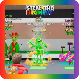 Fortnite Steal The Brainrot – TOXIC Roobinha Acerolinha Secret 124M/s