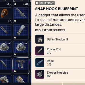 snap hook blueprint