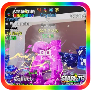 Crystal 21 1 Trait 47.2M/s Fortnite Steal The Brainrot