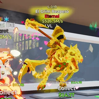 GOLD EL GRIM REAPERO 526.5M/s LVL 1 FORTNITE STEAL THE BRAINROT