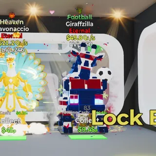 FOOTBALL GIRAFFZILLA 49.8QI/S LVL 250 FORTNITE STEAL THE BRAINROT