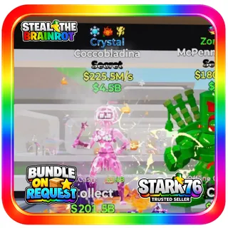 Crystal Coccobladina 225.5M/s Steal The Brainrot
