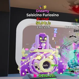 DREAMY SALSICINO FURIOSINO 8.9Qi/s LVL 216 FORTNITE STEAL THE BRAINROT