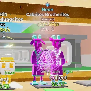 NEON CABRITOS BROTHERITOS 1 TRAIT STEAL THE BRAINROT FORTNITE