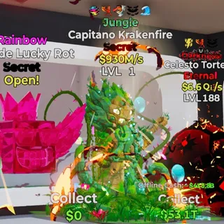 JUNGLE CAPITANO KRAKENFIRE 930M/S LVL 1 FORTNITE STEAL THE BRAINROT