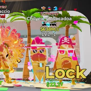 Summer Chilyeie y Avocadoa 3 Trait 638M/s Fortnite Steal the Brainrot