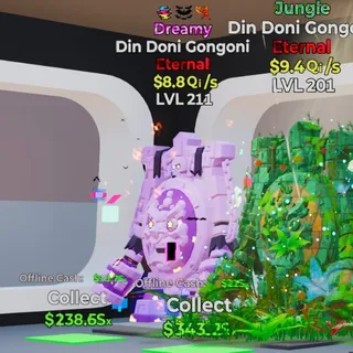 DREAMY DIN DONI GONGONI 8.8Qi/s LVL 211 FORTNITE STEAL THE BRAINROT