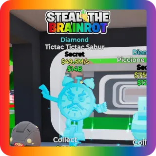 Fortnite Steal The Brainrot Diamond Tictac Tictac Sahur Secret 49.5M/s