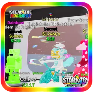Heaven Chicleteira Bicicleteira 124M/s Fortnite Steal The Brainrot