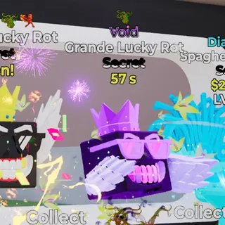 Void Grande Lucky Rot 1 Trait Steal the Brainrot Fortnite