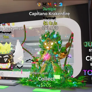 JUNGLE CAPITANO KRAKENFIRE 1QI/S LVL 160 FORTNITE STEAL THE BRAINROT
