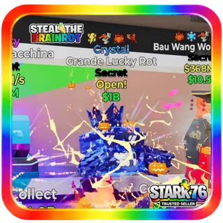 Crystal Grande Lucky Rot 4 Traits Fortnite Steal The Brainrot