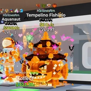 HALLOWEEN TEMPELINO FISHINIO 6Qi/s LVL 197 FORTNITE STEAL THE BRAINROT