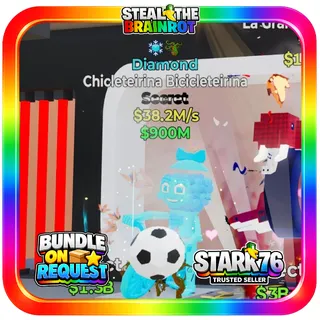 Diamond Chicleteirina Bicicleteirina Secret Fortnite Steal The Brainrot
