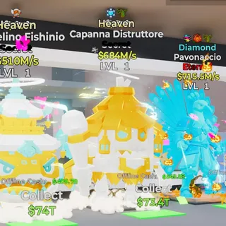 Heaven Capanna Distruttore 2 Trait 684M/s Steal the Brainrot Fortnite