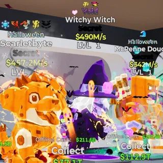 VOID WITCHY WITCH 490M/s LVL 1 FORTNITE STEAL THE BRAINROT