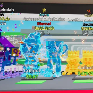 Aqua Croissantini et Caffettino 682.5M/s LVL 1 1 Trait Fortnite Steal the Brainrot