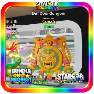 Din Doni Gongoni 49M/s Fortnite Steal The Brainrot