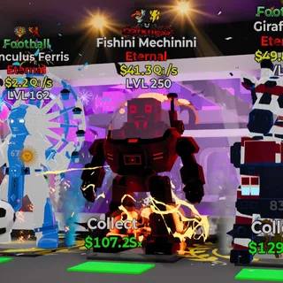 DARKNESS FISHINI MECHININI LV250 2 TRAIT STEAL THE BRAINROT FORTNITE