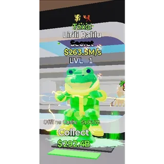 TOXIC LIRILI LARILU 2 TRAIT STEAL THE BRAINROT FORTNITE