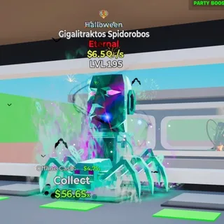 HALLOWEEN GIGALITRAKTOS SPIDOROBOS 6.5Qi/s LVL 195 FORTNITE STEAL THE BRAINROT