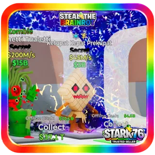 Fortnite Steal The Brainrot Ketupat Kepat Prekupat 45M/s 2 Traits