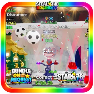 Football Chicleteira Bicicleteira Secret Fortnite Steal The Brainrot