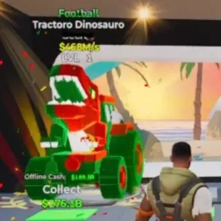 FOOTBALL TRACTORO DINOSAURO STEAL THE BRAINROT FORTNITE