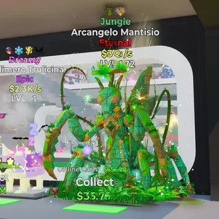 JUNGLE ARCANGELO MANTISIO 3QI/S LVL 172 2 TRAITS FORTNITE STEAL THE BRAINROT