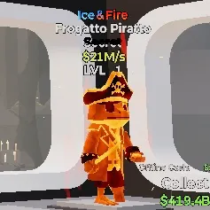 ICE & FIRE FROGATTO PIRATTO STEAL THE BRAINROT FORTNITE