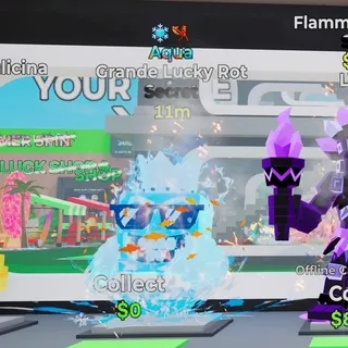 AQUA GRANDE LUCKY ROT STEAL THE BRAINROT FORTNITE