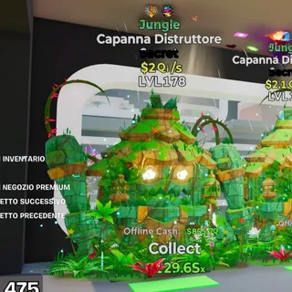 JUNGLE CAPANNA DISTRUTTORE 2QI/S FORTNITE STEAL THE BRAINROT