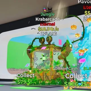 JUNGLE KRABARCADE 10.3QI/S LVL 196 2 TRAITS FORTNITE STEAL THE BRAINROT