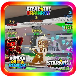 Chocolate Chicleteira Bicicleteira 96M/s Steal The Brainrot Fortnite