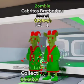 ZOMBIE CABRITOS BROTHERITOS STEAL THE BRAINROT FORTNITE