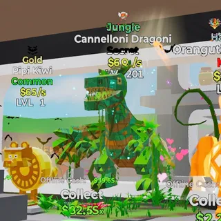 JUNGLE CANNELLONI DRAGONI 6Qi/s LVL 201 FORTNITE STEAL THE BRAINROT