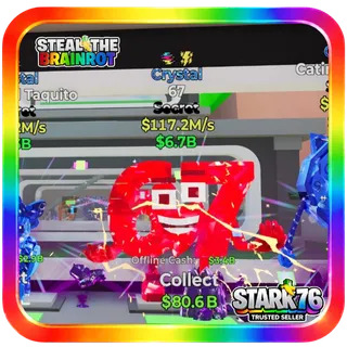 Crystal 67 2 Traits 117.2M/s Fortnite Steal The Brainrot