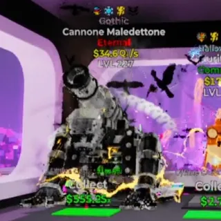 GOTHIC CANNONE MALEDETTONE 34.6Qi/s LVL 227 FORTNITE STEAL THE BRAINROT