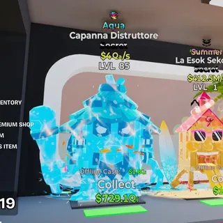 Aqua Capanna Distruttore 1 Trait 4Qa/s Fortnite Steal the Brainrot
