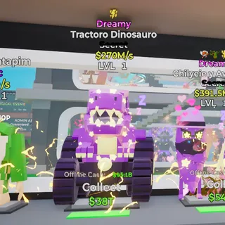 Dreamy Tractoro Dinosaure 270M/s Fortnite Steal the Brainrot