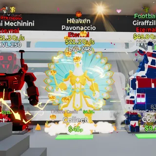 HEAVEN PAVONACCIO 21.2QI/S LVL 246 FORTNITE STEAL THE BRAINROT