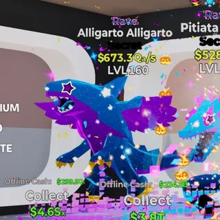 RAVE ALLIGARTO ALLIGARTO 673.3QA/S LVL 160 1 TRAIT FORTNITE STEAL THE BRAINROT