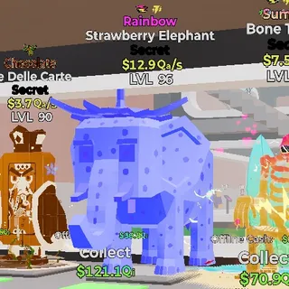 RAINBOW STRAWBERRY ELEPHANT 2 TRAIT STEAL THE BRAINROT FORTNITE