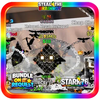Gothic Ketupat Kepat Prekupat 195M/s Fortnite Steal The Brainrot