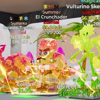 SUMMER EL CRUNCHADOR 9.4QI/S LVL 200 4 TRAITS FORTNITE STEAL THE BRAINROT